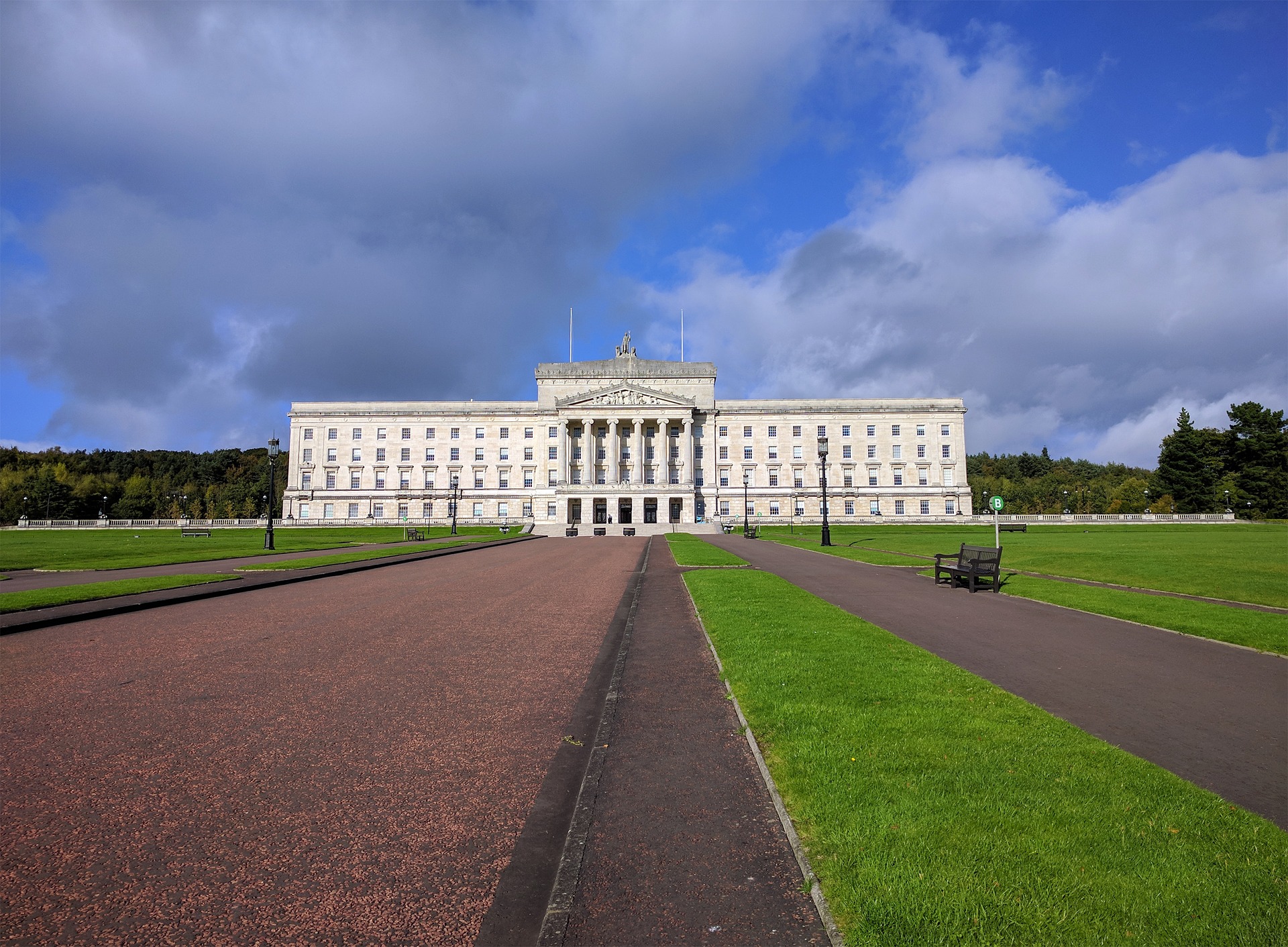 Stormont - Parliament buildings in Northern Ireland