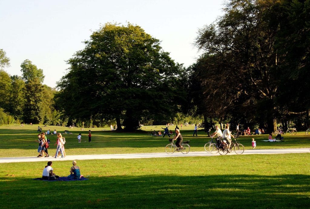 People in a park